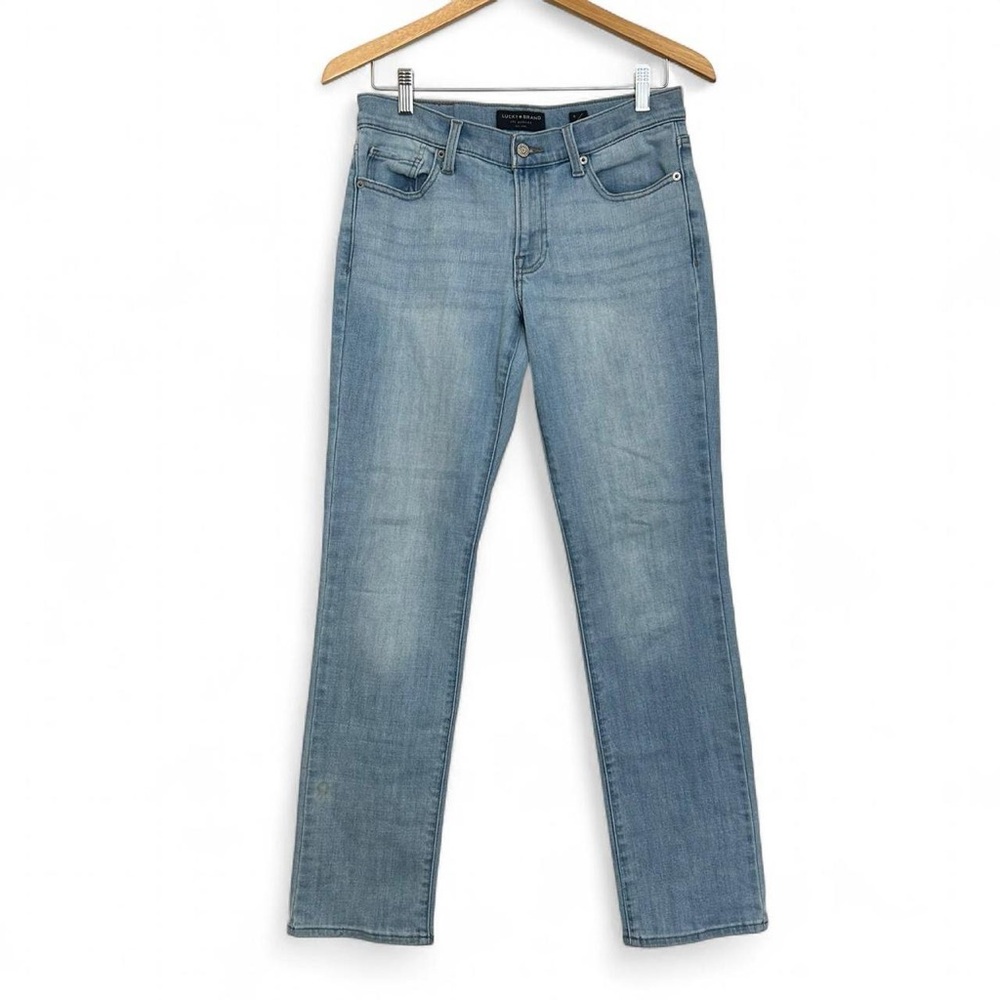 Lucky Brand Light Wash Straight Leg Jeans, Size 6/28.